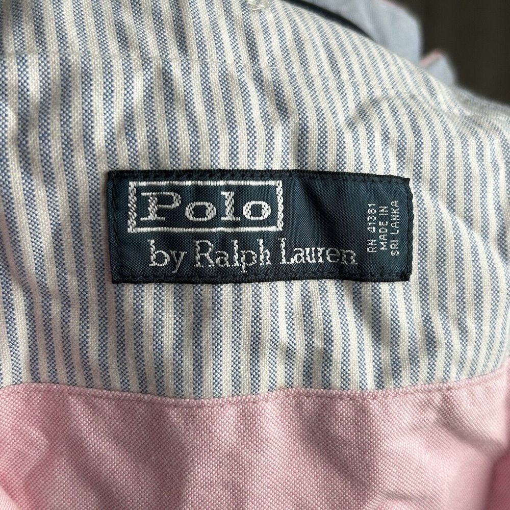 Polo Ralph Lauren Classic Fit Pink Chino Shorts Cotton Twill MENS 34 Need Washed - Picture 6 of 9